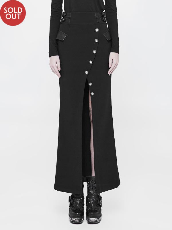 SP067 – Steampunk skirt – Black – ML – Western F.a.s.h.i.o.n