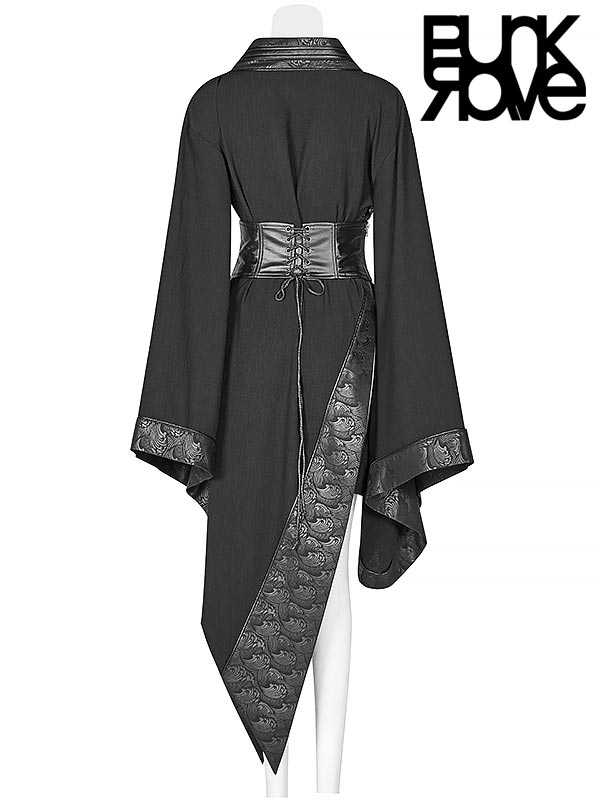 Punk Rave Gothic Dark Kimono Dress